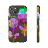 Neon Bloom Phone Case