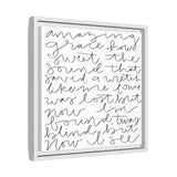 Amazing Grace Canvas, Framed