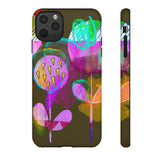 Neon Bloom Phone Case