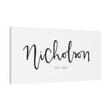 Custom Name + EST. Date Canvas, 1.25"