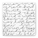 Amazing Grace Canvas, 1.25"