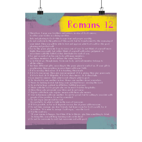 Romans 12 Poster