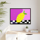 Lemon Candy Canvas, Framed