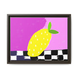 Lemon Candy Canvas, Framed