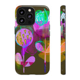 Neon Bloom Phone Case