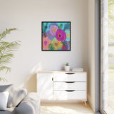 Peonies Canvas, Framed