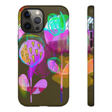 Neon Bloom Phone Case