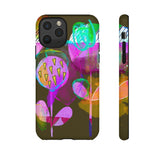 Neon Bloom Phone Case