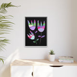 Grape Tulips Canvas, Framed