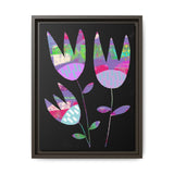 Grape Tulips Canvas, Framed