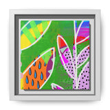 Jungle Dew Canvas, Framed