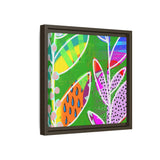 Jungle Dew Canvas, Framed