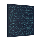 Amazing Grace Canvas (Navy)