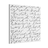 Amazing Grace Canvas, 0.75"