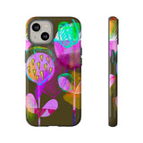 Neon Bloom Phone Case