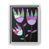 Grape Tulips Canvas, Framed