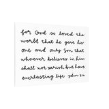 John 3:16 Canvas