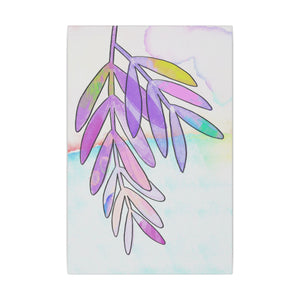 Lilac Palm Canvas, 0.75"