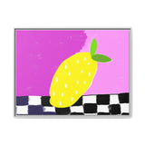 Lemon Candy Canvas, Framed