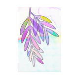 Lilac Palm Canvas