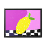 Lemon Candy Canvas, Framed