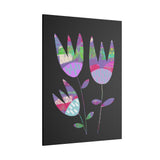 Grape Tulips Canvas, 0.75"