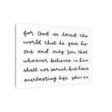John 3:16 Canvas
