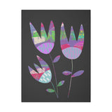 Grape Tulips Canvas, 0.75"