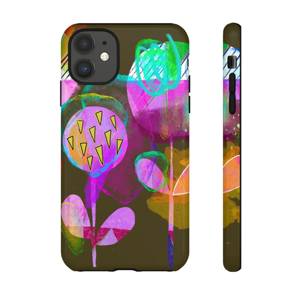 Neon Bloom Phone Case