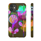 Neon Bloom Phone Case