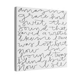 Amazing Grace Canvas, 0.75"