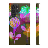 Neon Bloom Phone Case