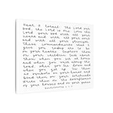 Deuteronomy 6:4-9 Canvas