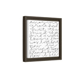 Amazing Grace Canvas, Framed