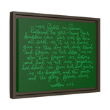 Our Father Canvas (Green), Framed