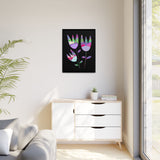 Grape Tulips Canvas, Framed