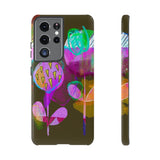 Neon Bloom Phone Case