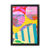 Bubblegum Pie Canvas, Framed