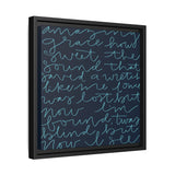 Amazing Grace Canvas (Navy), Framed
