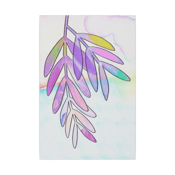 Lilac Palm Canvas, 0.75