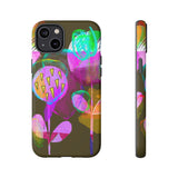 Neon Bloom Phone Case