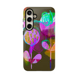 Neon Bloom Phone Case