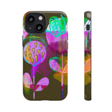Neon Bloom Phone Case