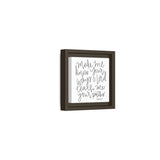 Make Me Know Your Ways Canvas, Framed