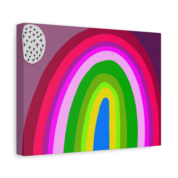 Neon Rainbow Canvas, 1.25