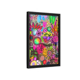 Oodles Of Doodles Canvas, Framed