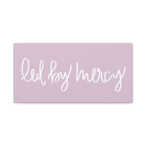 Led By Mercy Canvas (Purple)