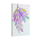 Lilac Palm Canvas, 0.75"