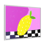 Lemon Candy Canvas, Framed