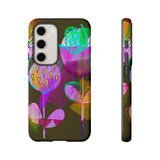 Neon Bloom Phone Case